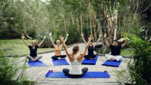 clase de yoga