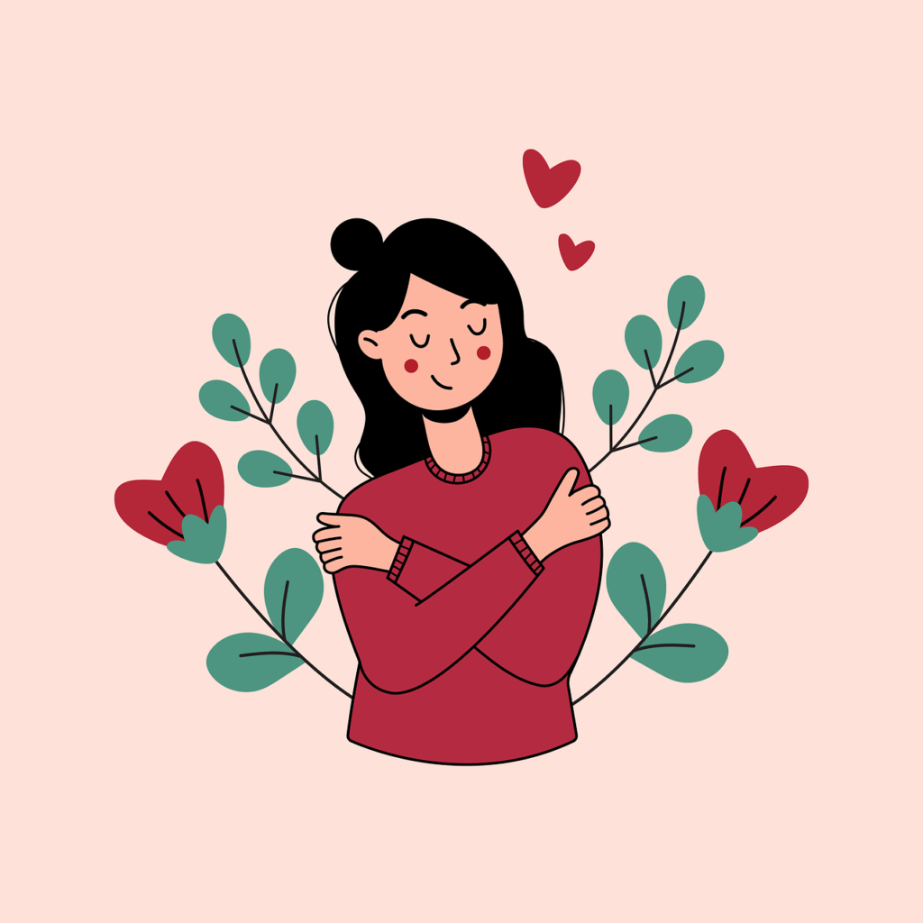 ilustración de amor propio