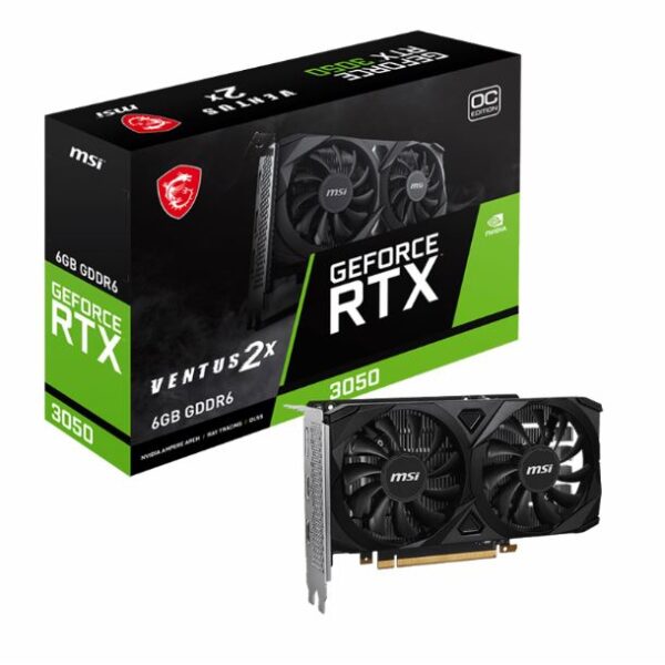 video-geforce-rtx-3050-6gb-msi-ventus-2x-oc-0 placa de video geforce rtx 3050