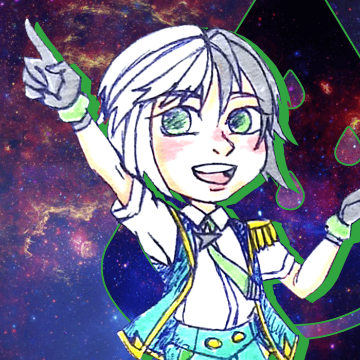 ANIMECHIBI CHICO VERDE GALAXIA