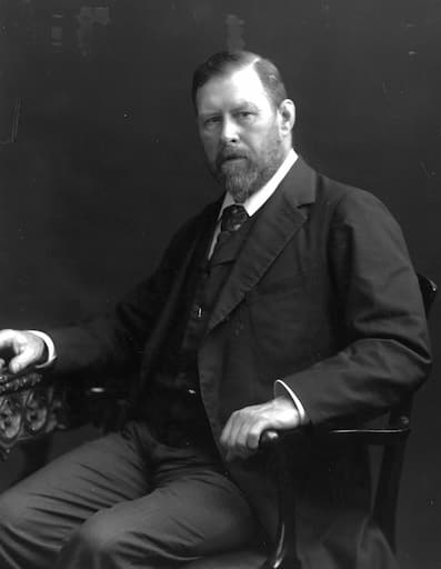 Retrato de Bram Stoker