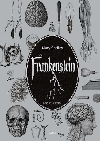 Tapa del libro Frakenstein, editorial Alma