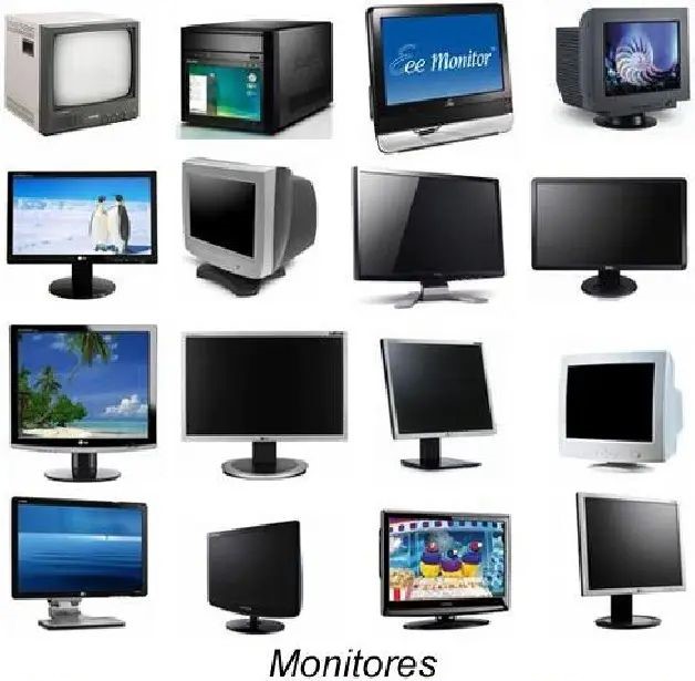 Distintos tipos de monitores