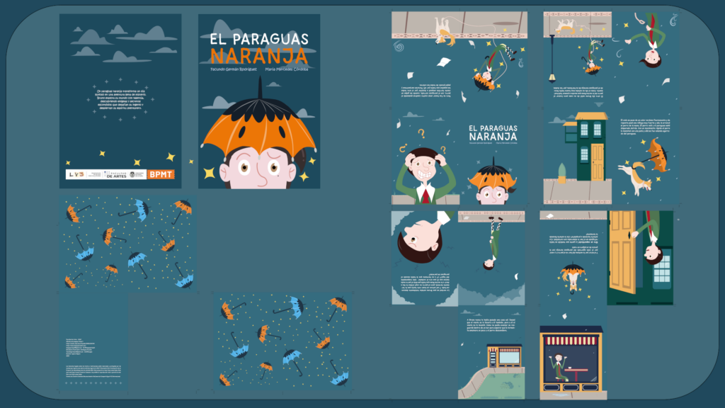 imposiciones del interior del libro y tapa y contratapa