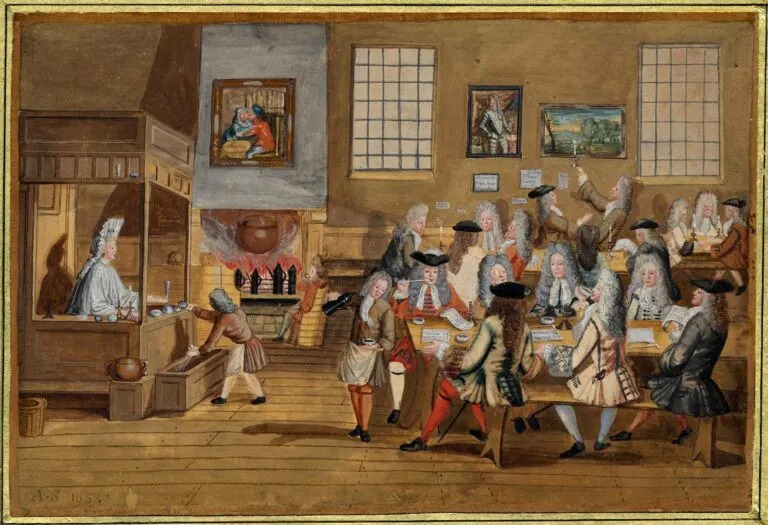 primeras cafeterías de Londres 