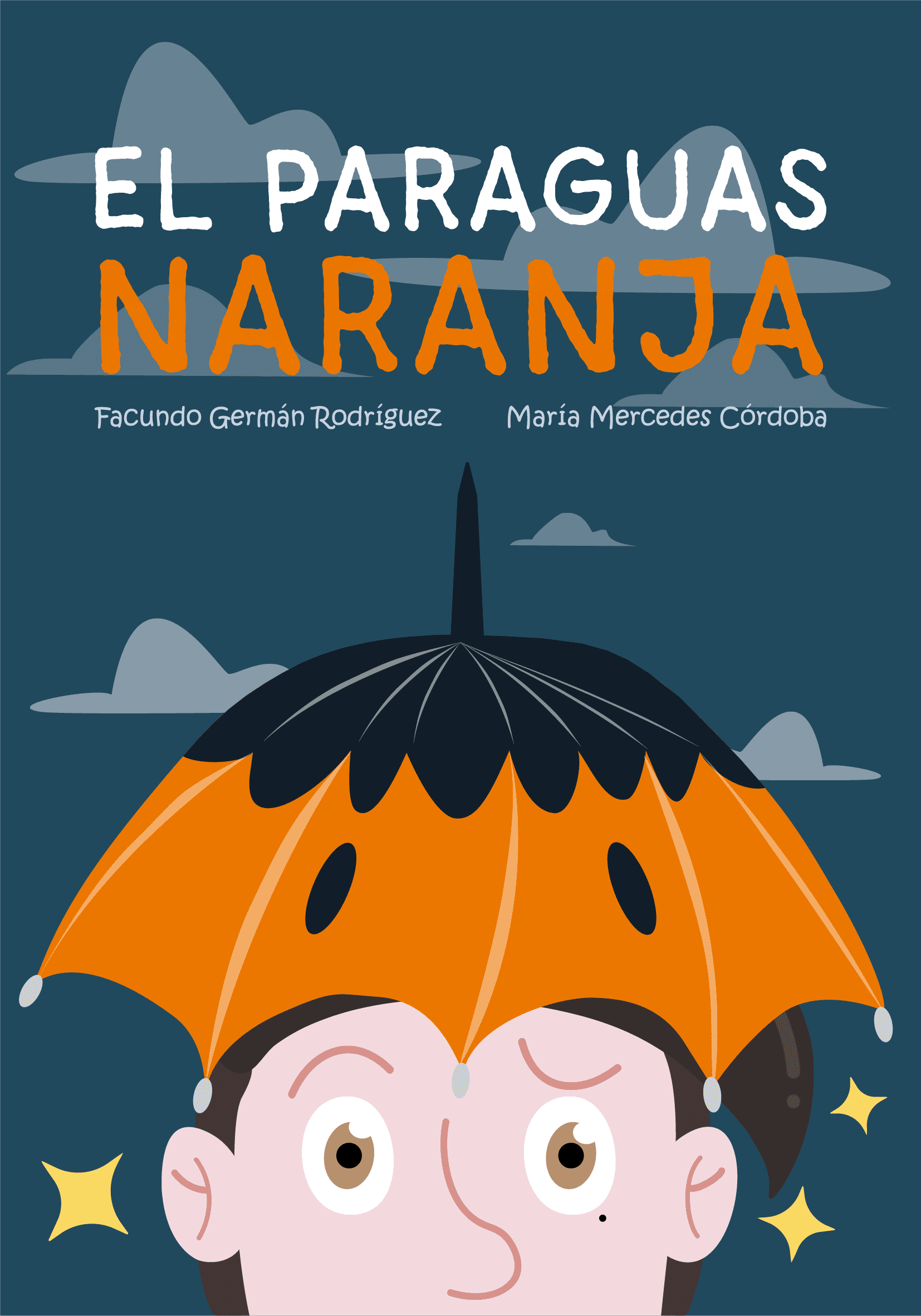 Portada del libro "el paraguas naranja"